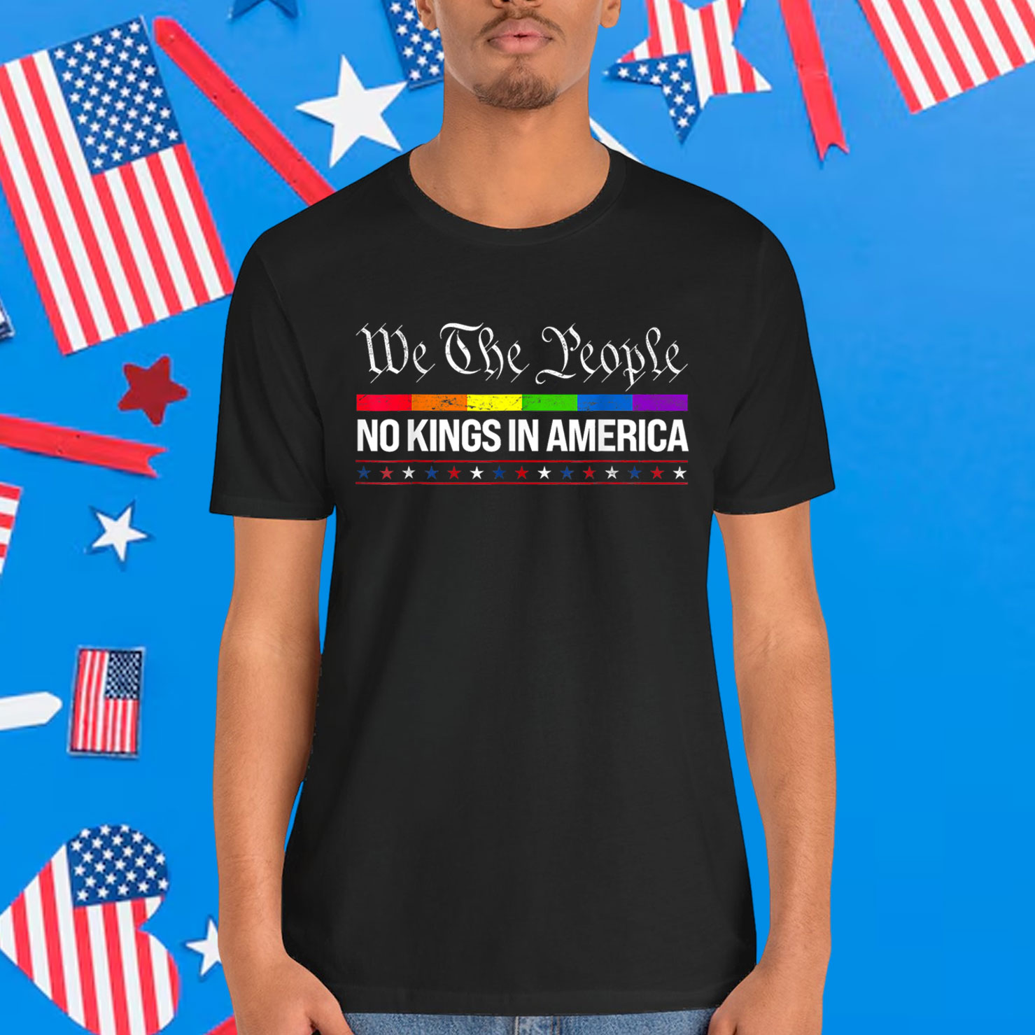 No Kings In America We The People Political Shirt