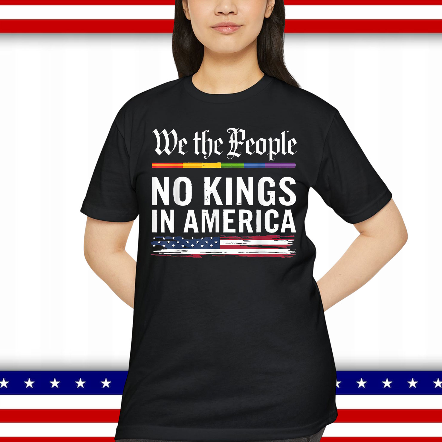 No Kings In America We The People Political Shirt