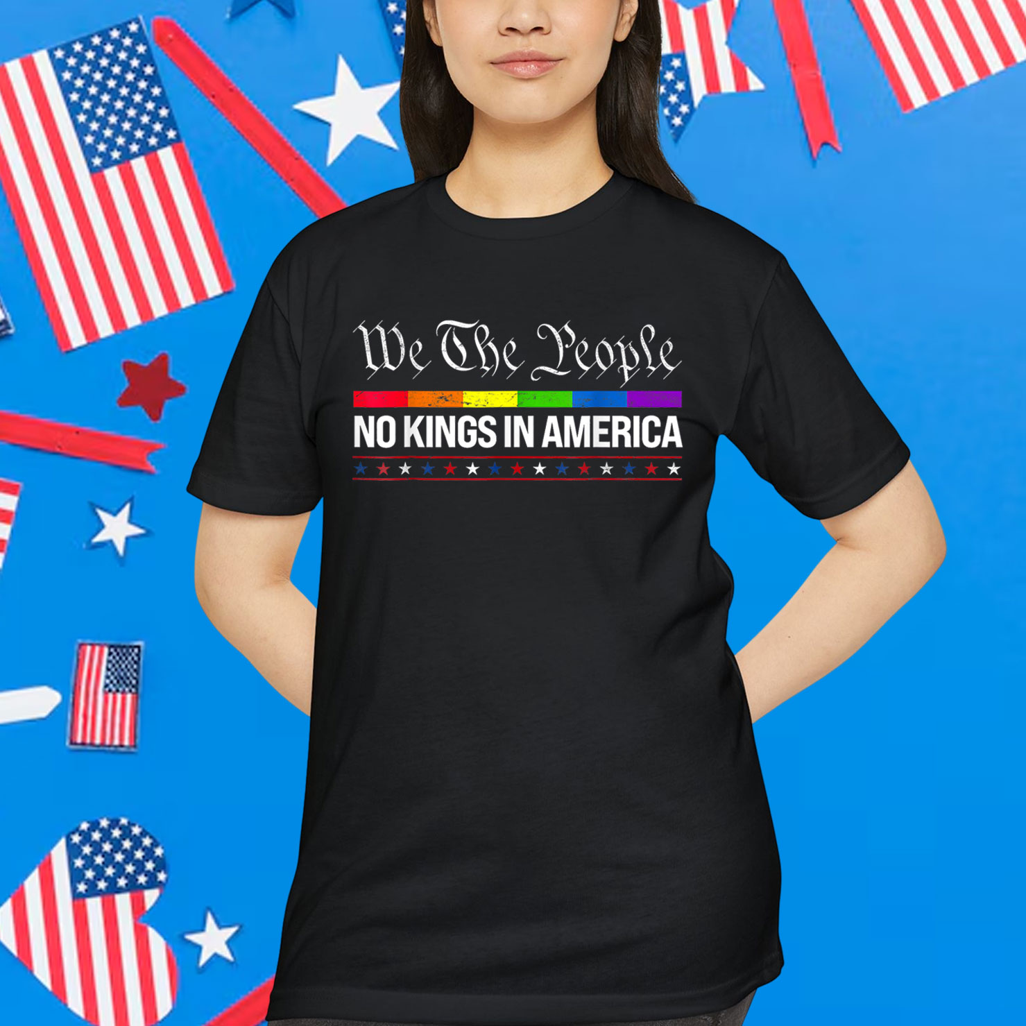 No Kings In America We The People Political Shirt