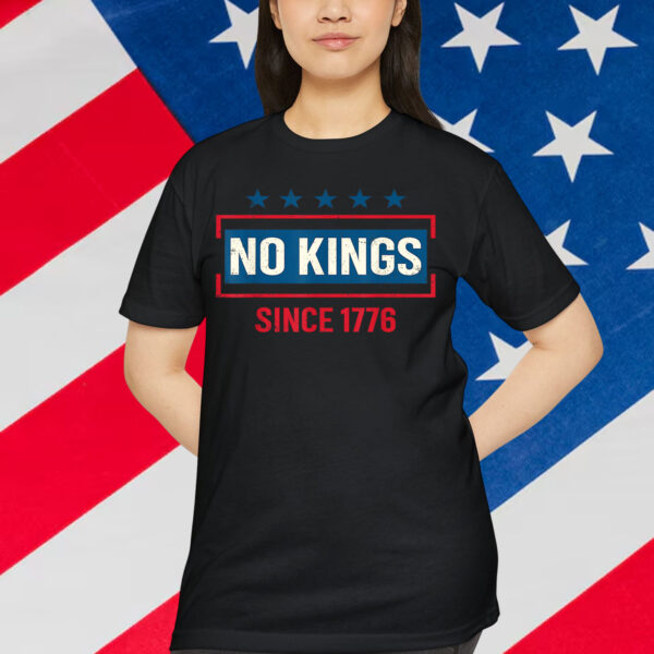 No Kings In America We The People Political T-Shirt