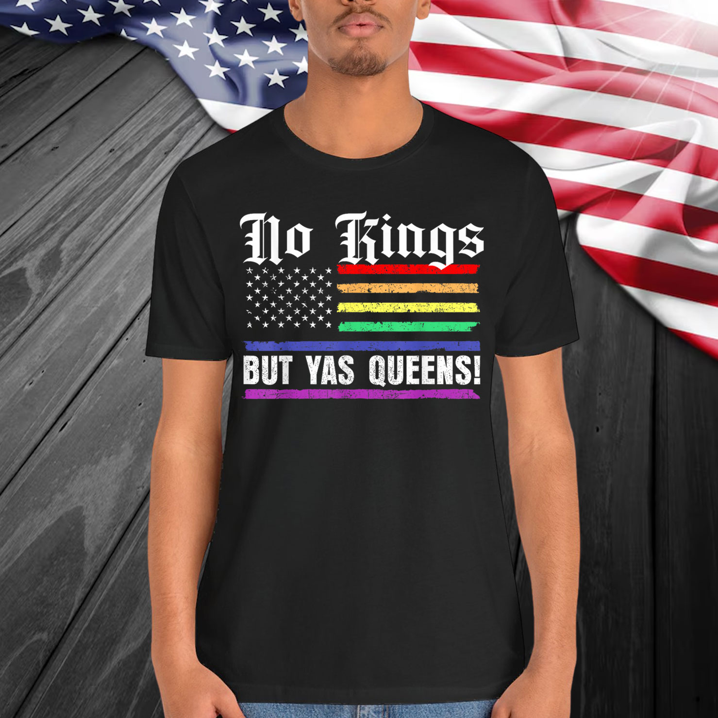 No Kings In America Yas Queen Gifts T-Shirt