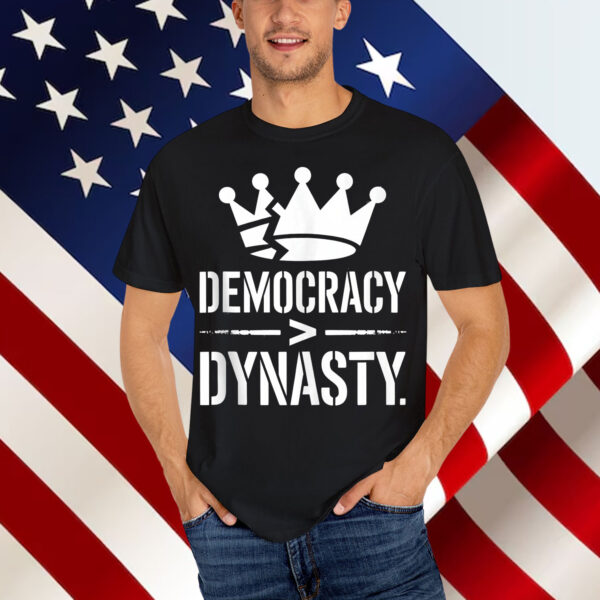 No Kings Just In America Protest Rebellion Liberty Graphic Shirt