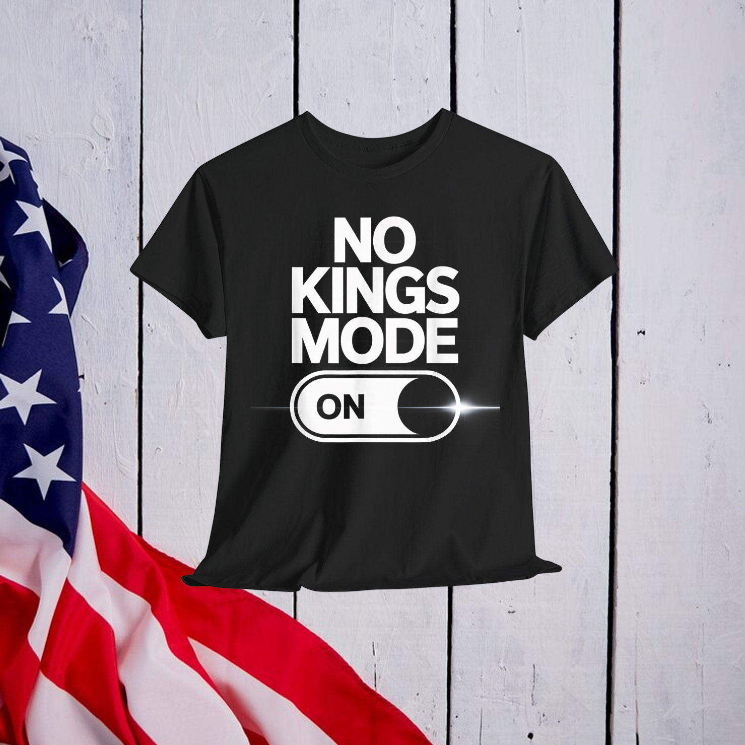 No Kings Mode Rejecting Kings Since 1776 USA Shirt