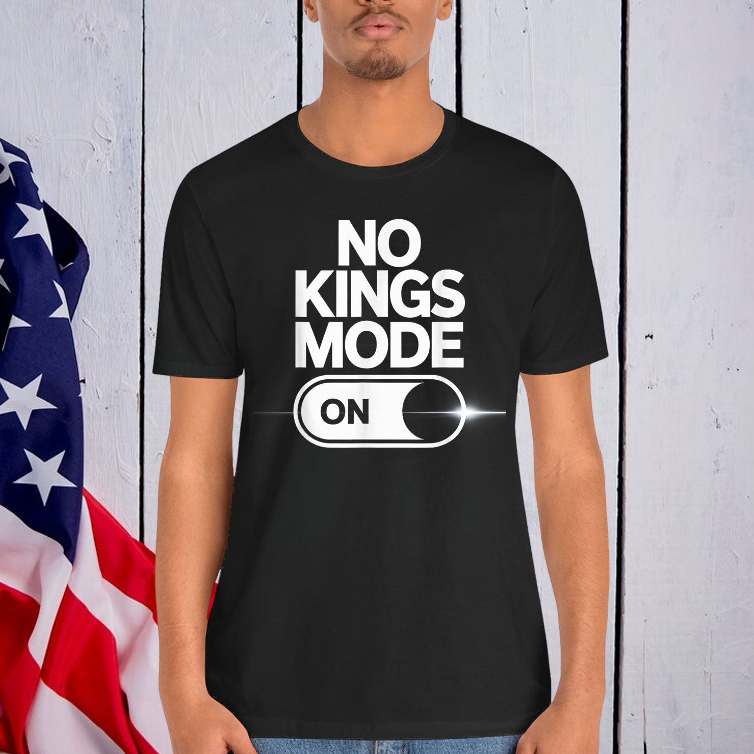 No Kings Mode Rejecting Kings Since 1776 USA Shirt
