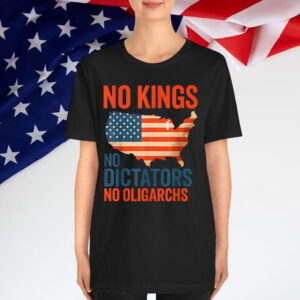 No Kings No Dictators No Oligarchs Anti Oligarchy Resist Shirt
