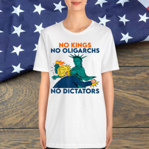 No Kings No Dictators No Oligarchs Funny No Kings Resist Shirt