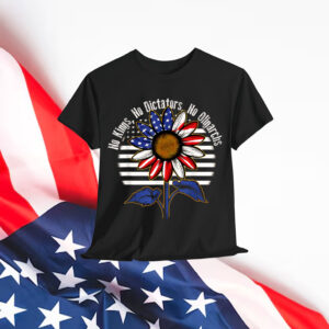 No Kings No Dictators No Oligarchs In America Retro T-Shirt