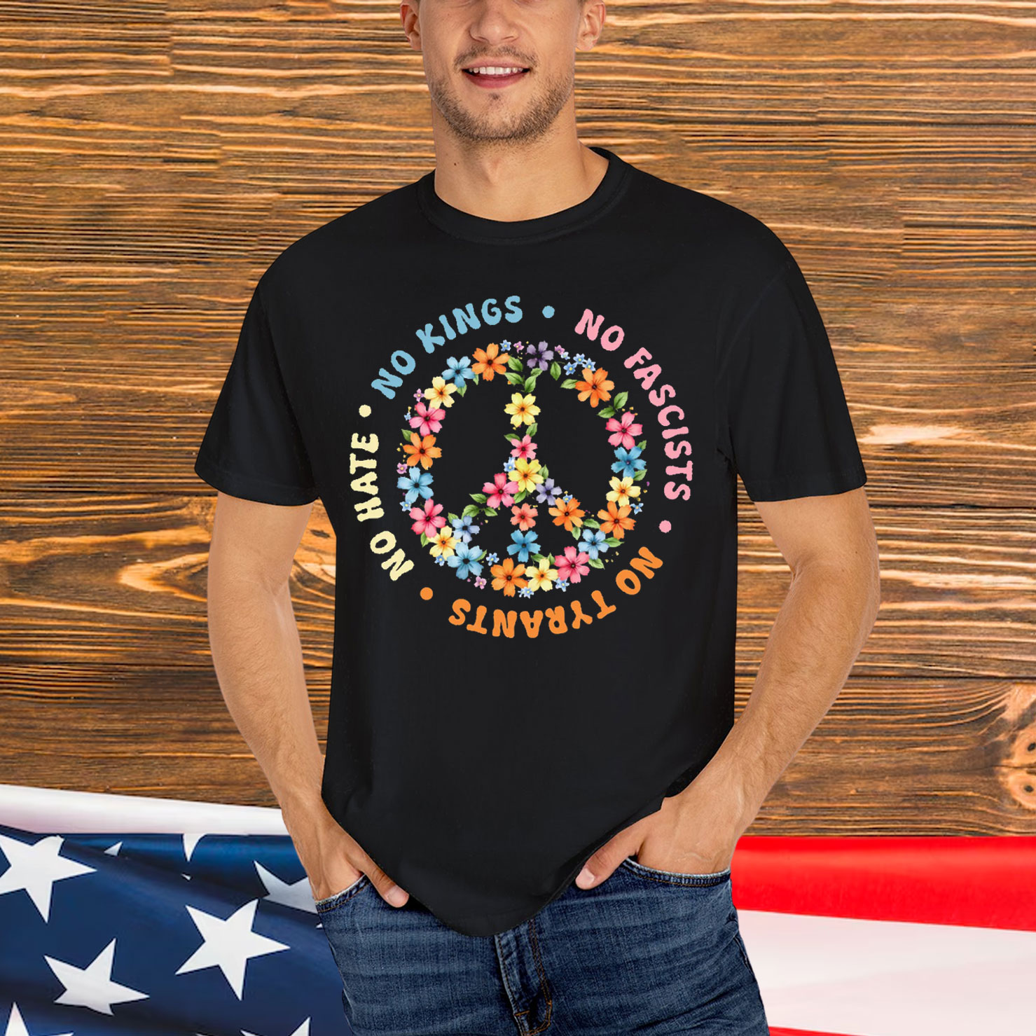 No Kings No Fascists No Tyrants No Hate Shirt