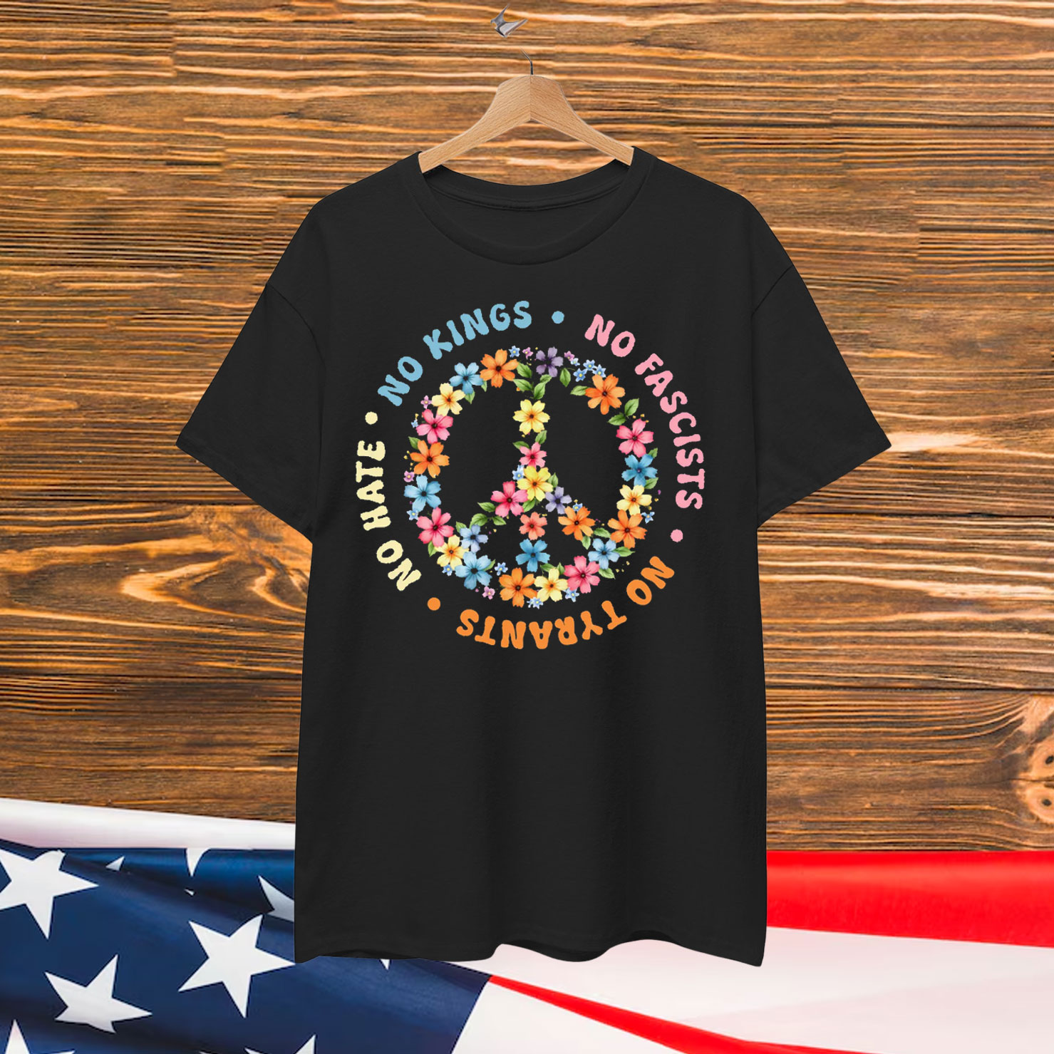 No Kings No Fascists No Tyrants No Hate Shirt