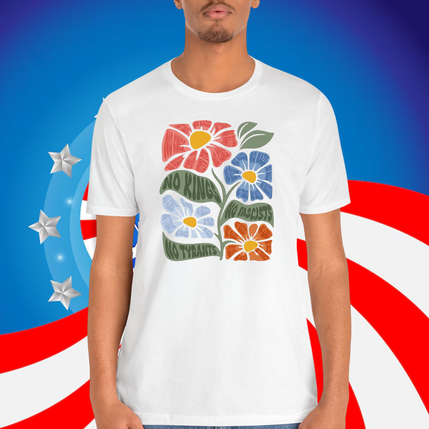 No Kings No Fascists No Tyrants No Nazis Anti Trump Shirt