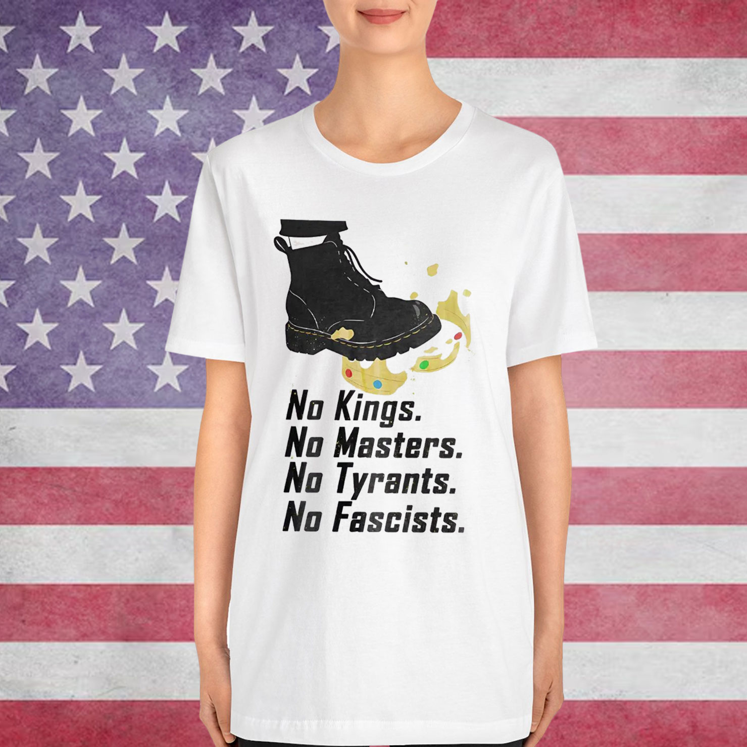 No Kings No Fascists No Tyrants No Nazis Shirt