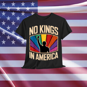 No Kings Nope Vintage Pride Month T-Shirt