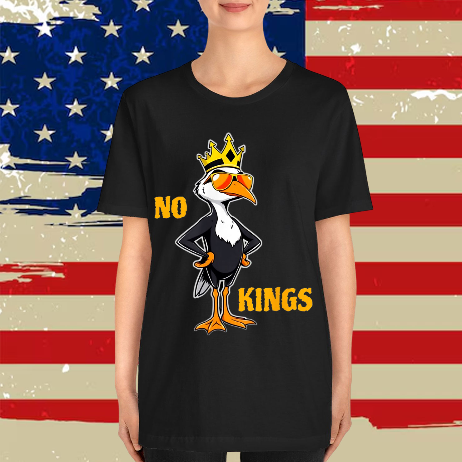 No Kings Political Punk Style Gift for Free Thinkers Shirt