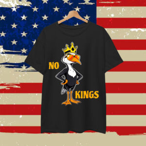 No Kings Political Punk Style Gift for Free Thinkers Shirt