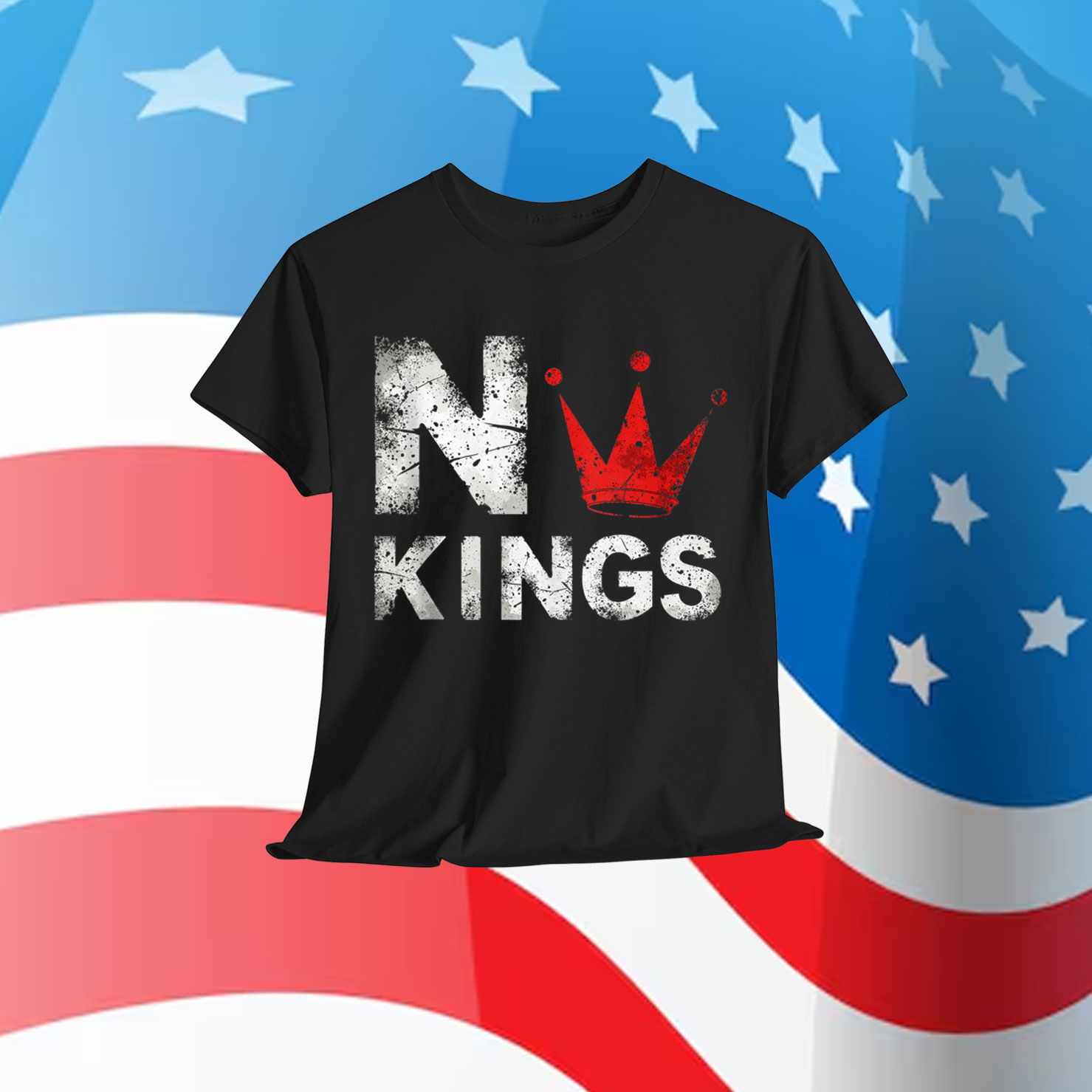 No Kings Protest Democracy Sign Shirt