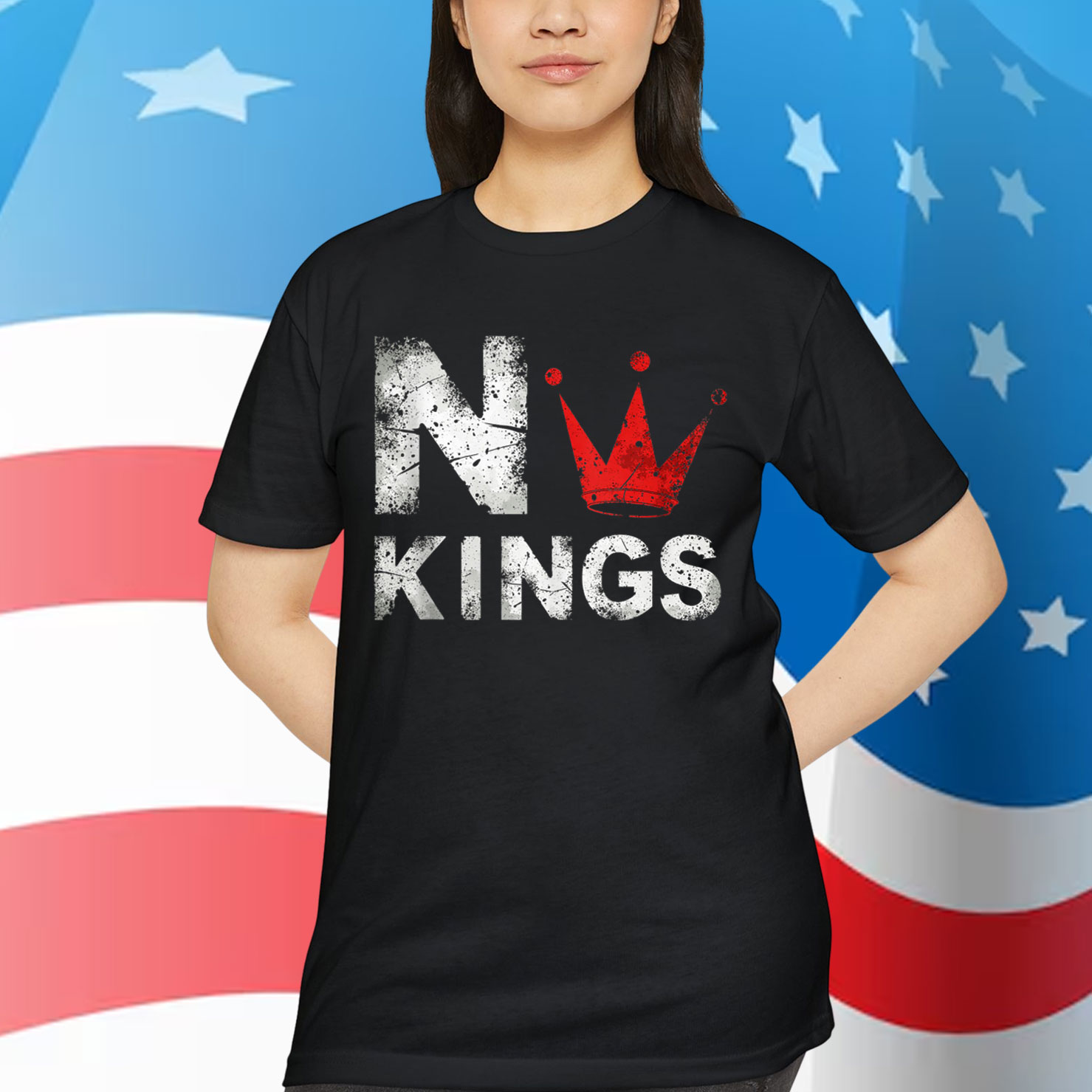 No Kings Protest Democracy Sign Shirt