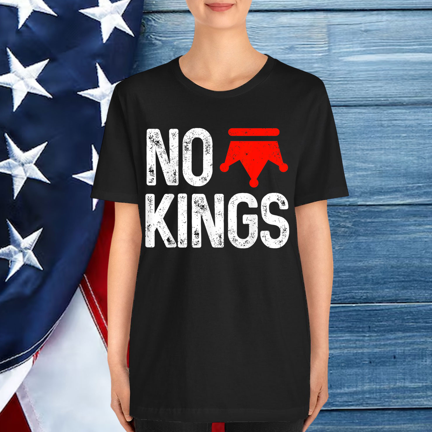 No Kings Protest Symbolic Sign Shirt