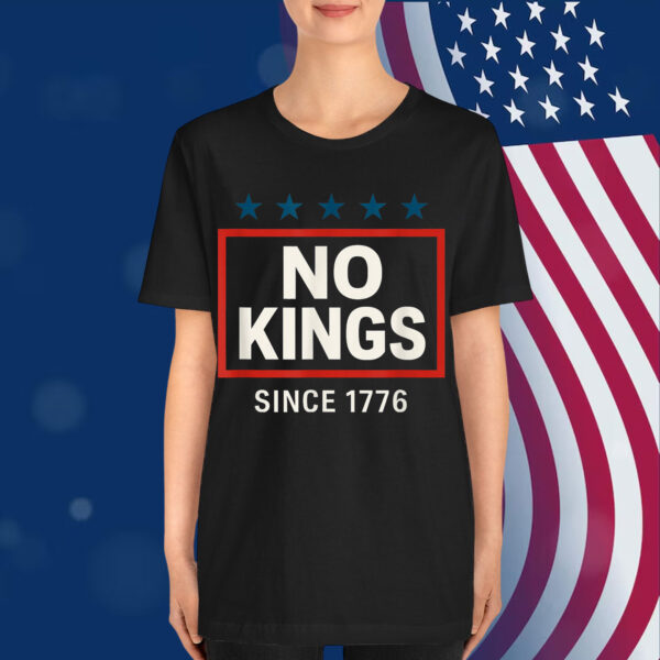 No Kings Since 1776 Simple Shirt