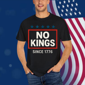 No Kings Since 1776 Simple Shirt