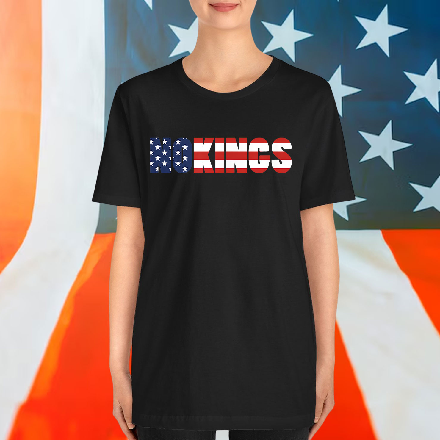No Kings US Inspired Statement Shirt