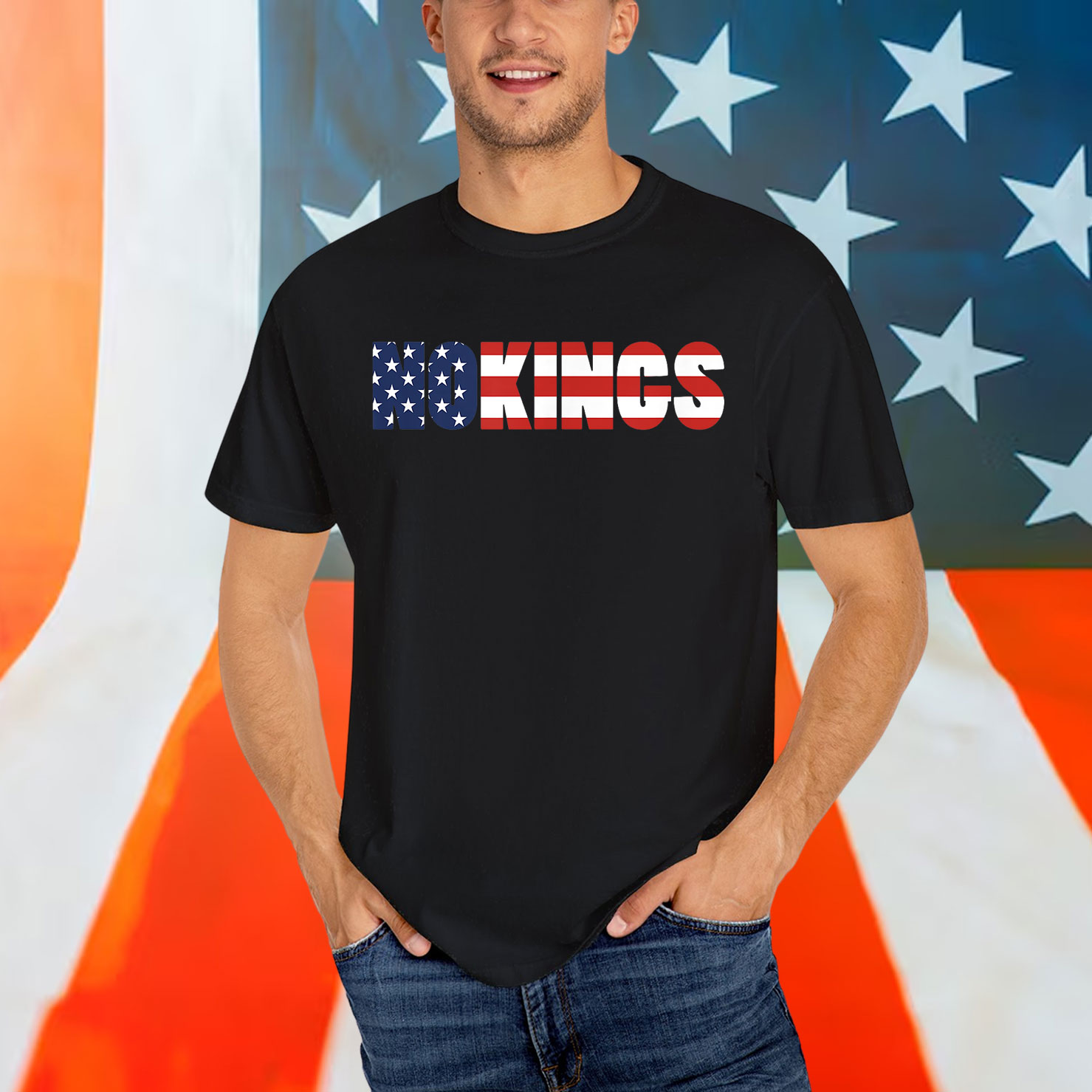 No Kings US Inspired Statement Shirt