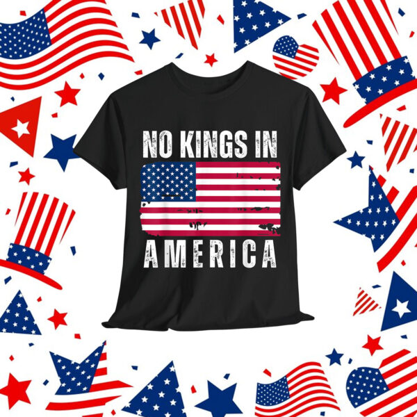 No Kings Vintage Patriotic Freedom Liberty Usa Liberty Shirt
