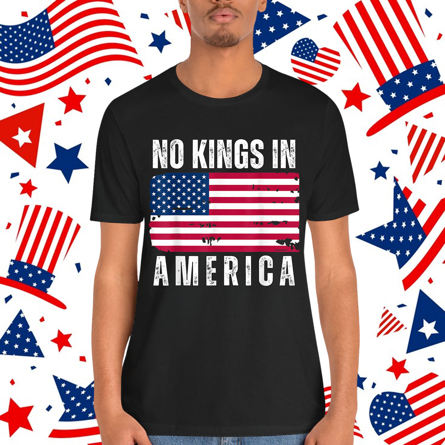 No Kings Vintage Patriotic Freedom Liberty Usa Liberty Shirt