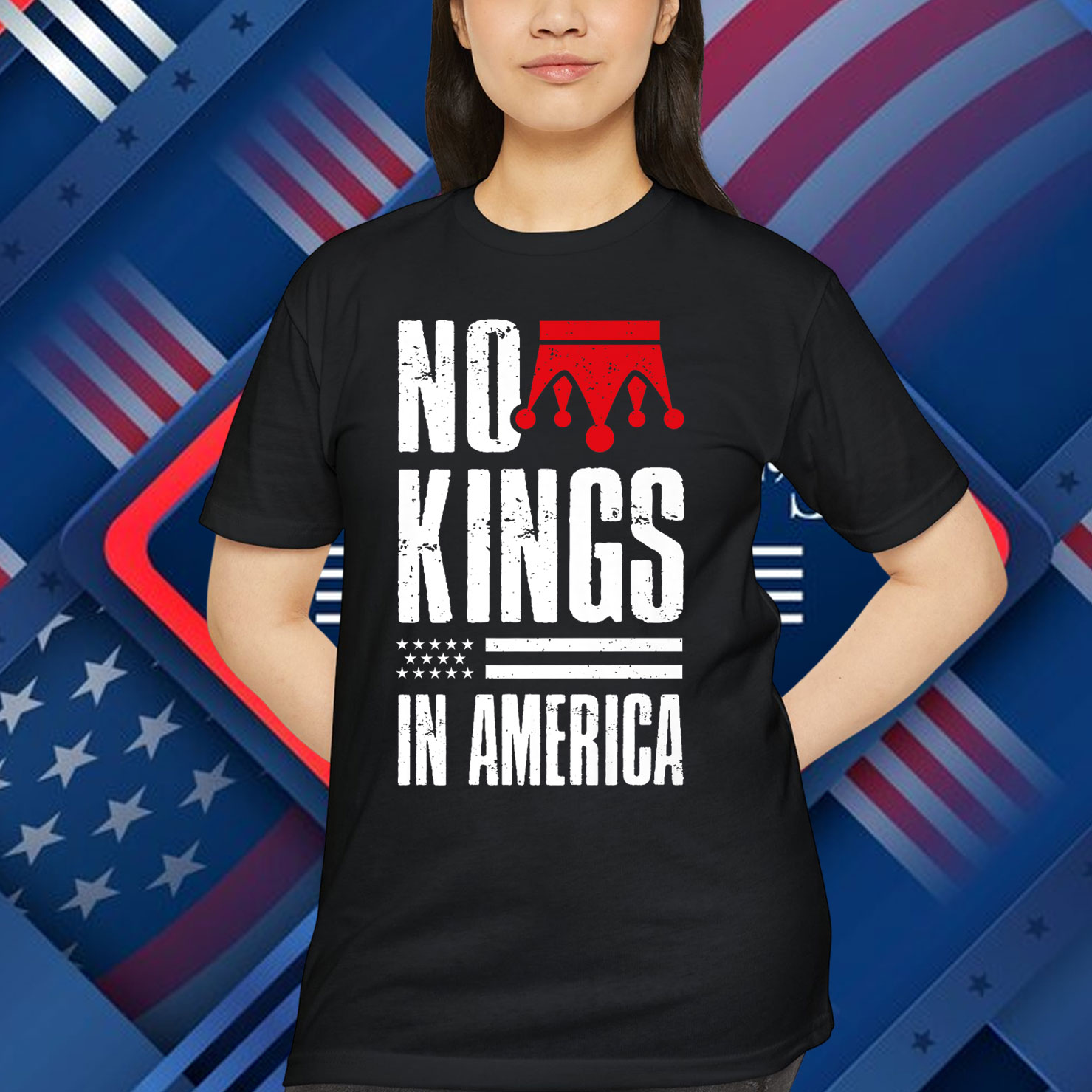 No Kings Vintage Patriotic Freedom Liberty Shirt