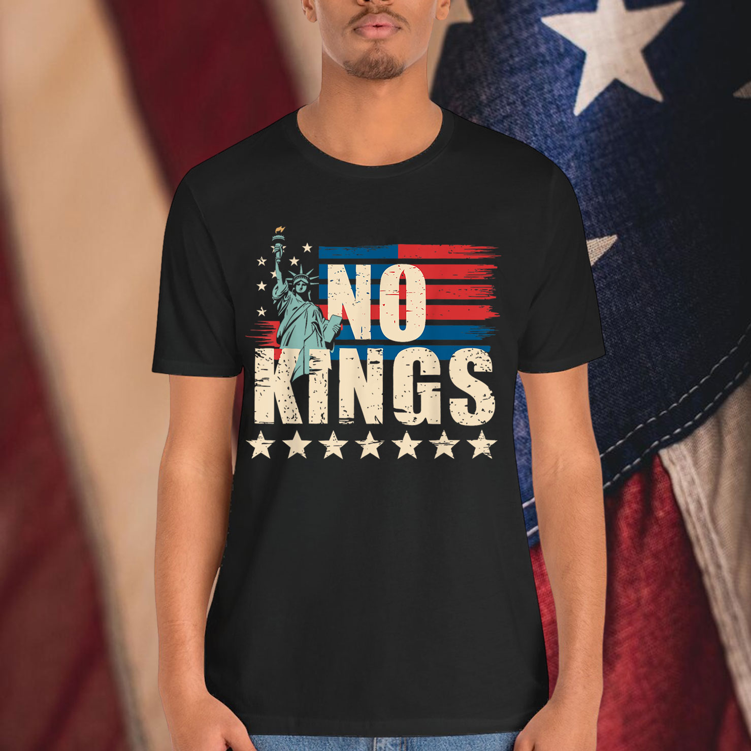 No Kings in America 4th Of July Womens Shirt