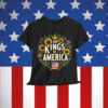 No Kings in America 8647 Floral Patriotic Freedom Shirt