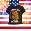 No Kings in America 8647 Vintage Boho Orange Tiger T-Shirt