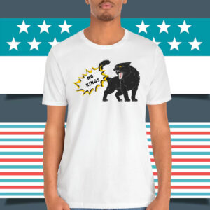 No Kings in America Black Cat T-Shirt