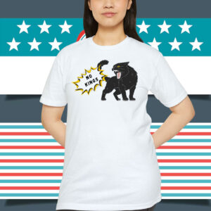 No Kings in America Black Cat T-Shirt