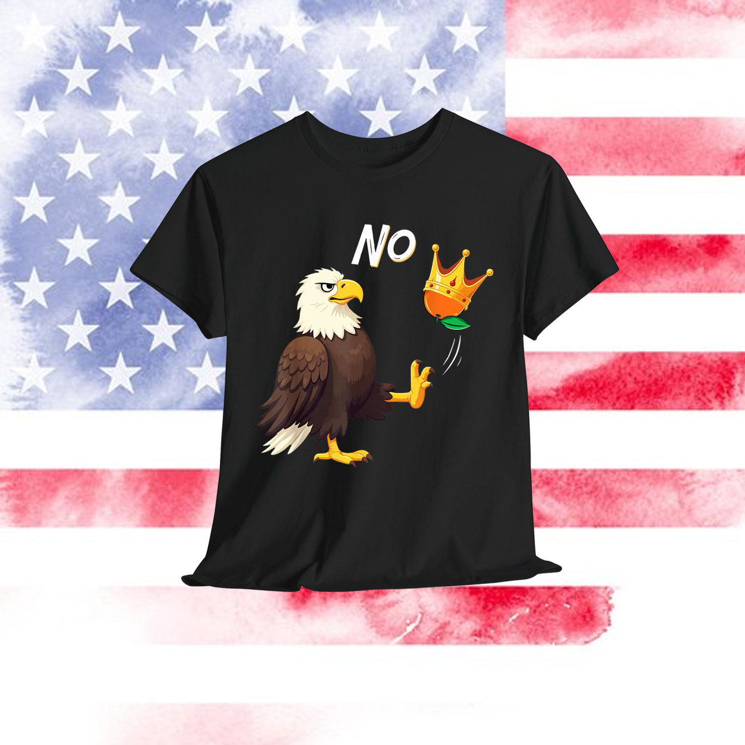No Kings in America Eagle Anti Fascism Shirt