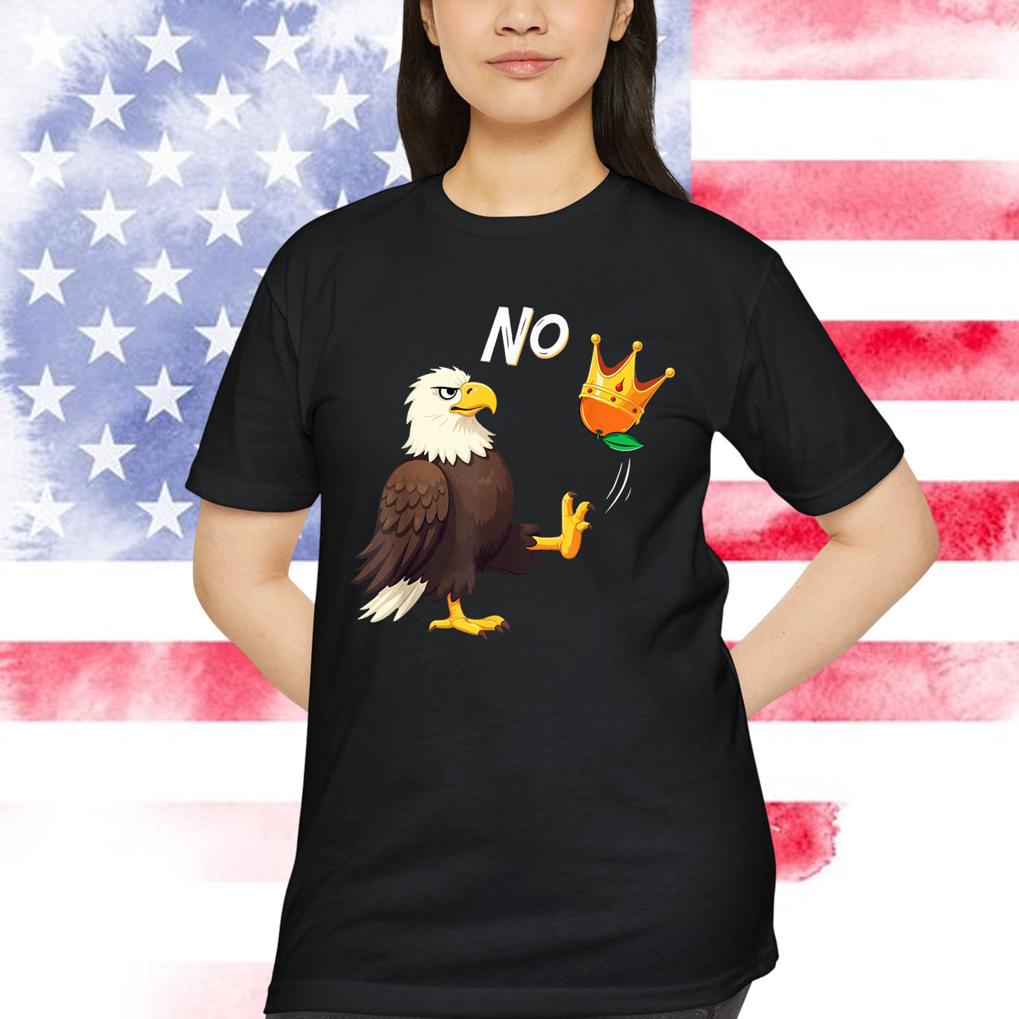 No Kings in America Eagle Anti Fascism Shirt