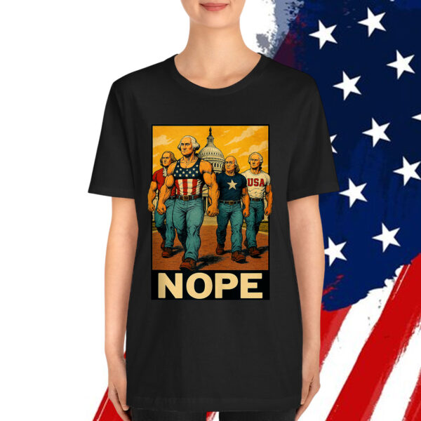 No Kings in America Founding Fathers Protest Shirt