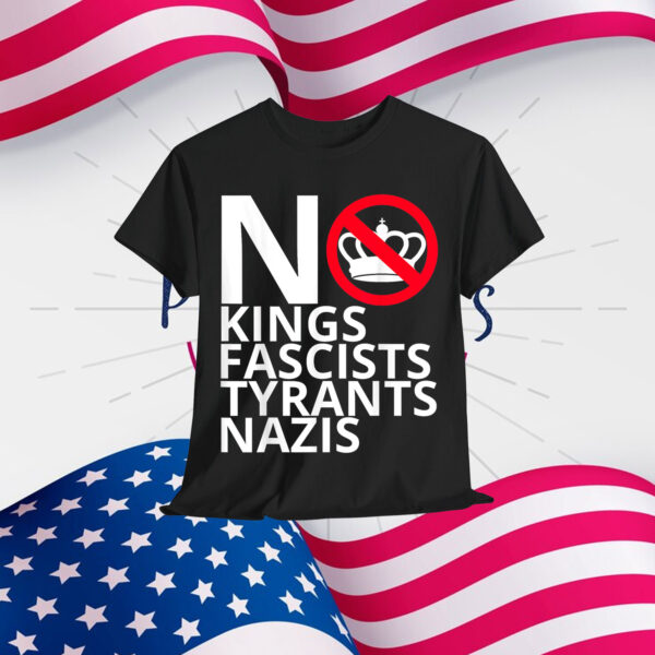 No Kings in America No Fascists We The People Political Shirt