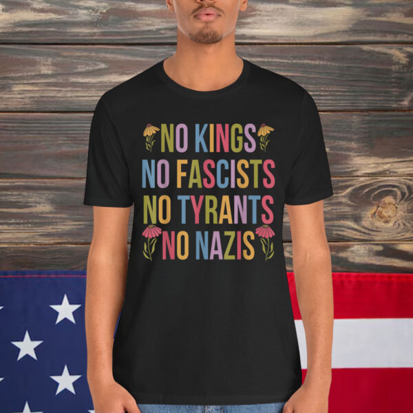 No Kings in America No Fascists We The People Political Shirt