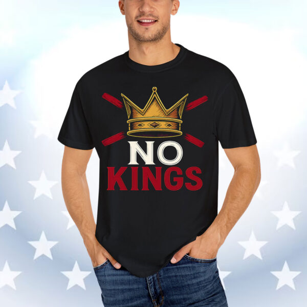 No Kings in America Anti Royalty Shirt