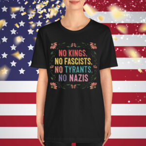 No Kings in America Political Statement Shirt