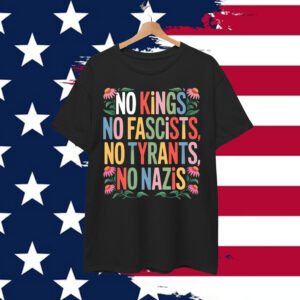 No Kings in America Political Statement Shirt