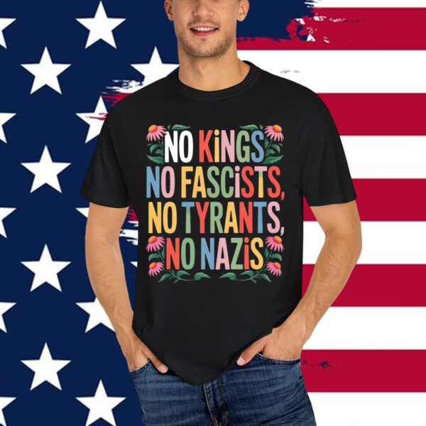 No Kings in America Political Statement Shirt