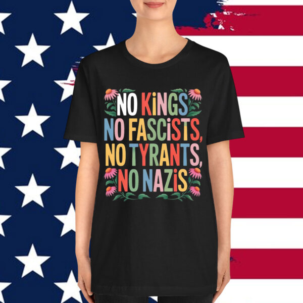 No Kings in America Political Statement Shirt