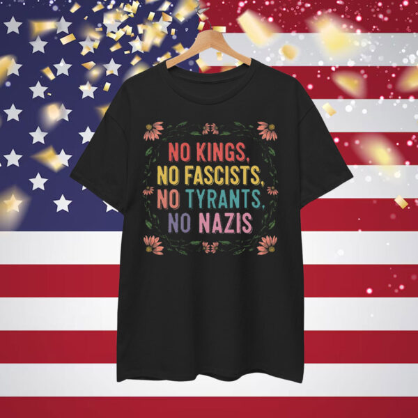 No Kings in America Political Statement Shirt