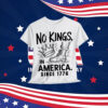 No Kings in America Since 1776 Crown T-Shirt