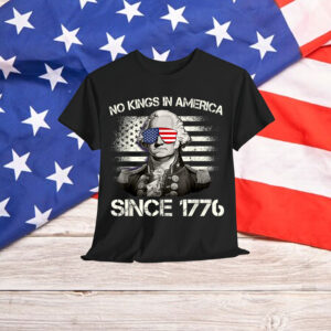 No Kings in America Since 1776 Distressed Shirt