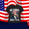 No Kings in America Since 1776 Distressed USA Shirt