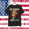 No Kings in America Since 1776 Distressed USA Shirt