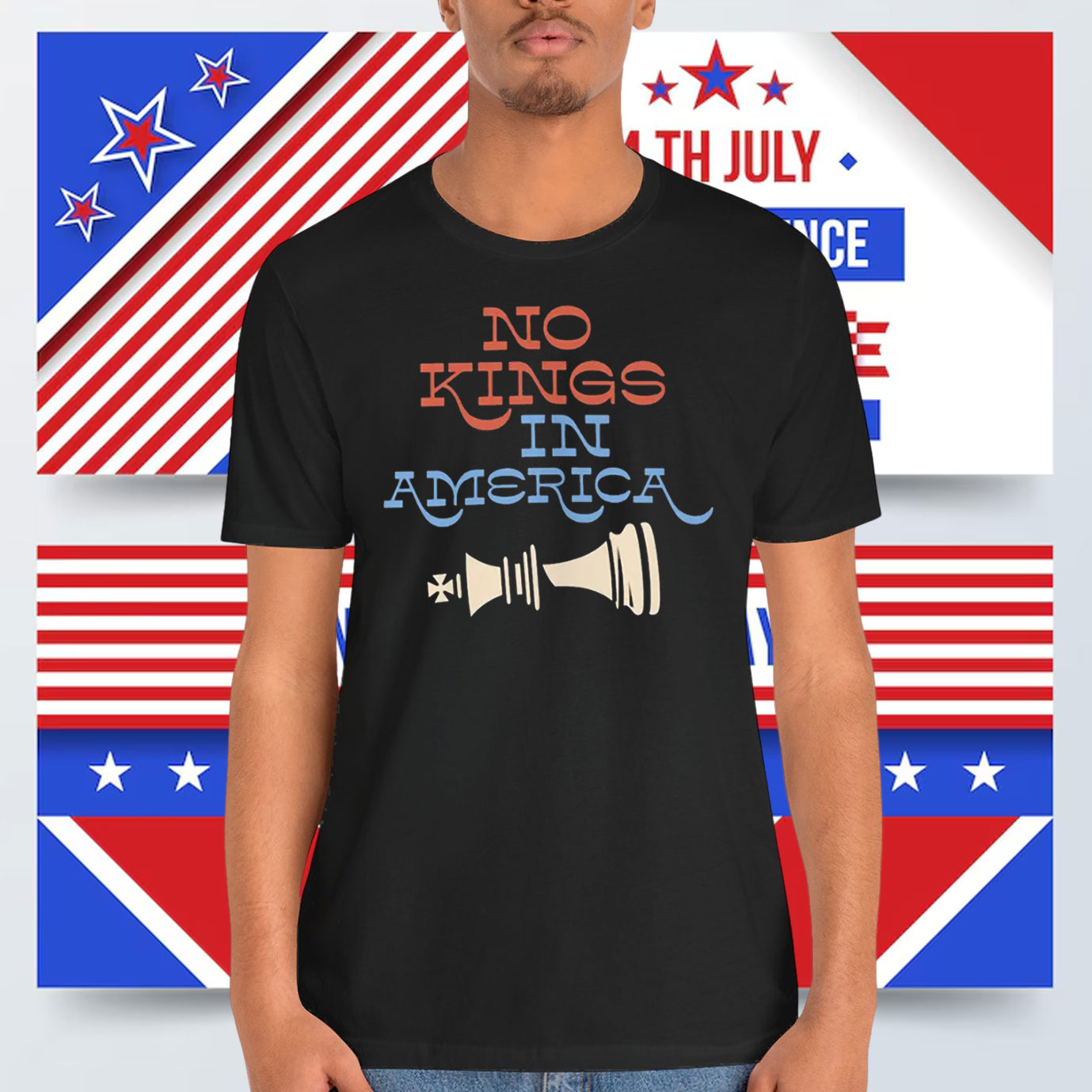 No Kings in America Unisex T-Shirt