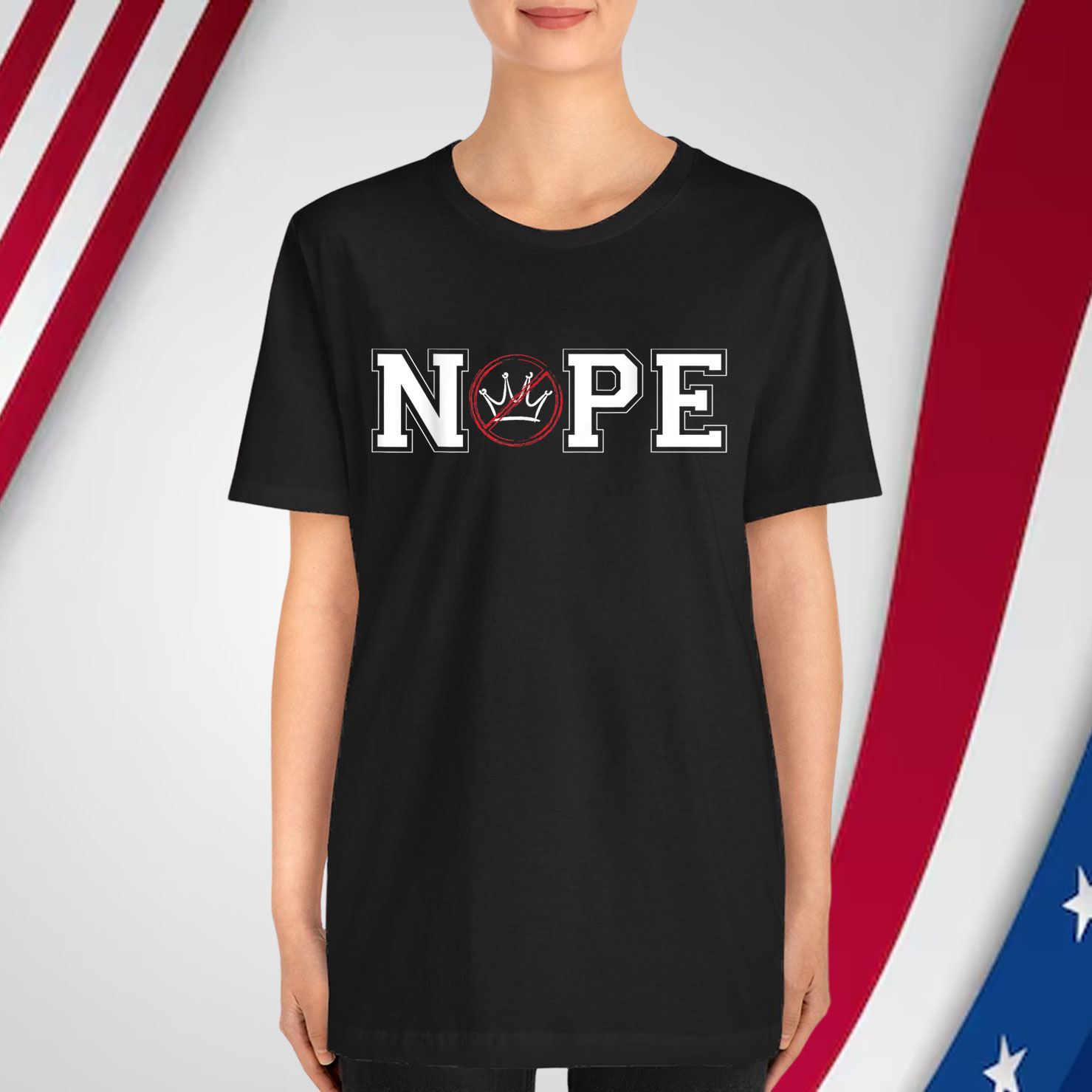 Nope No Kings Feminist Empowerment Political Equality Shirt